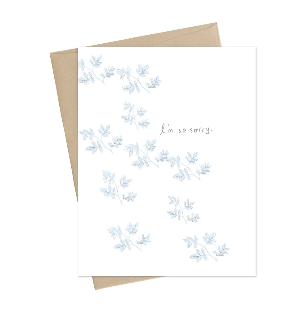 Little May Papery Empathy Card | I'm So Sorry, Printed In Canada