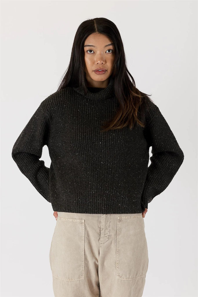 Lyla + Luxe Women's Fiona Fleck Knit Coat