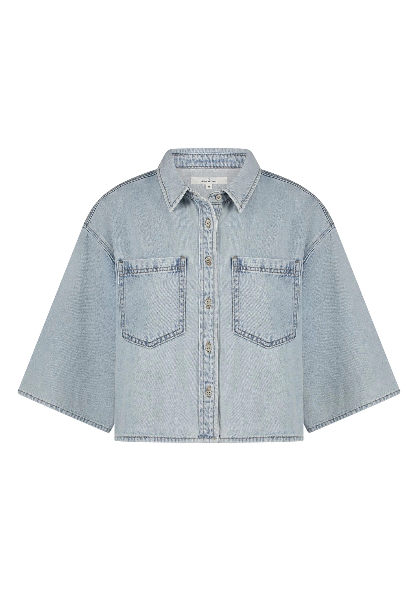 Circle Of Trust | Mae Denim Blouse, Azure