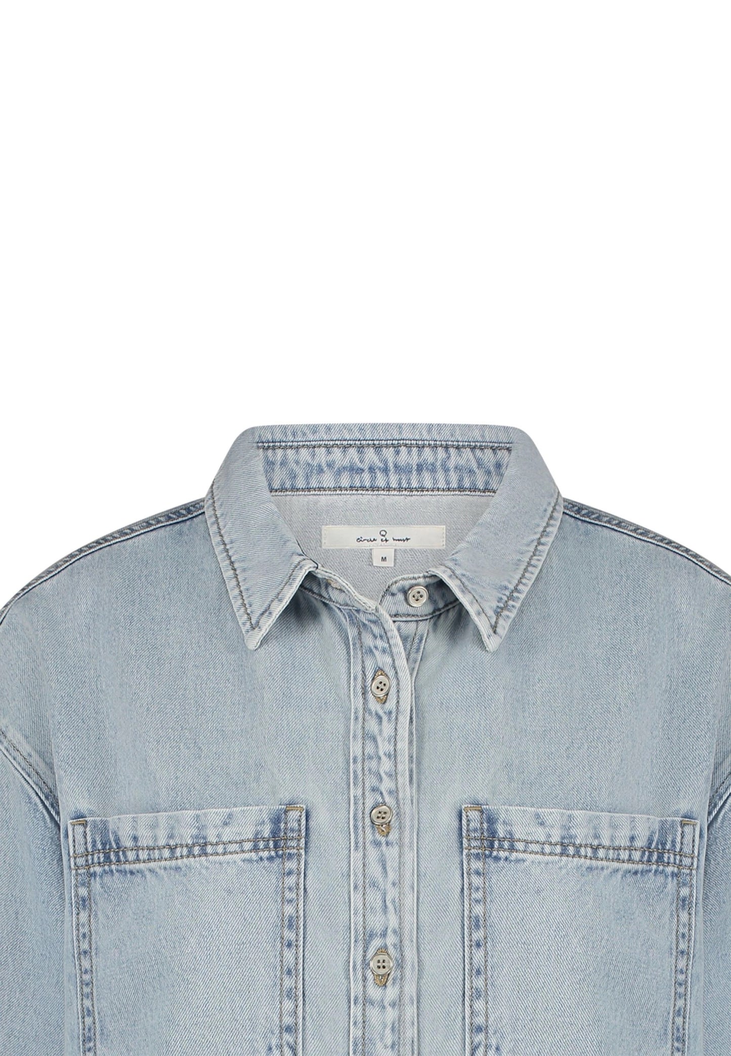Circle Of Trust | Mae Denim Blouse, Azure