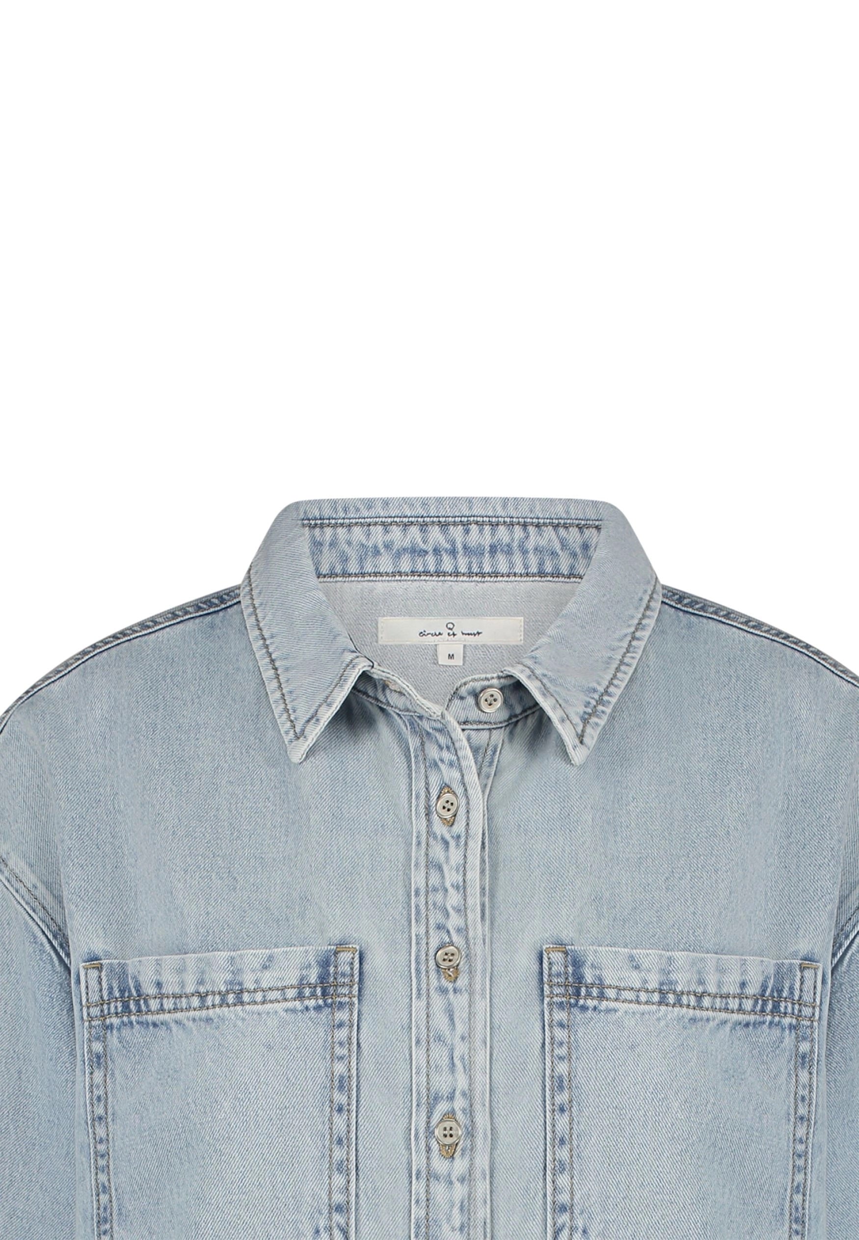 Circle Of Trust | Mae Denim Blouse, Azure