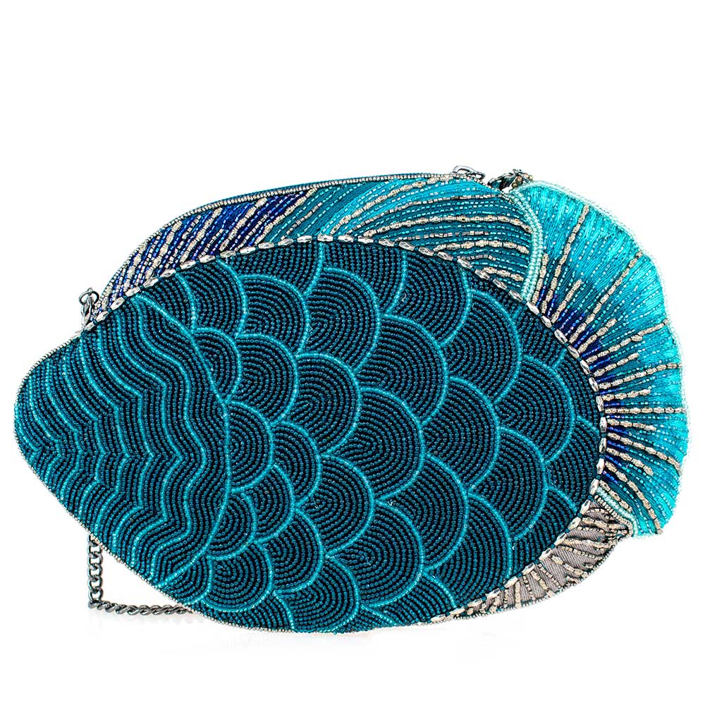 Mary Frances Crossbody Beaded Bag | Gone Fishing, Hand Made