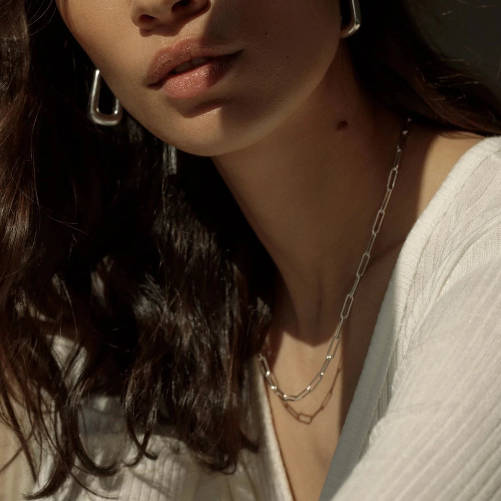 Lisbeth Jewelry | Miriam Chain Necklace | Silver