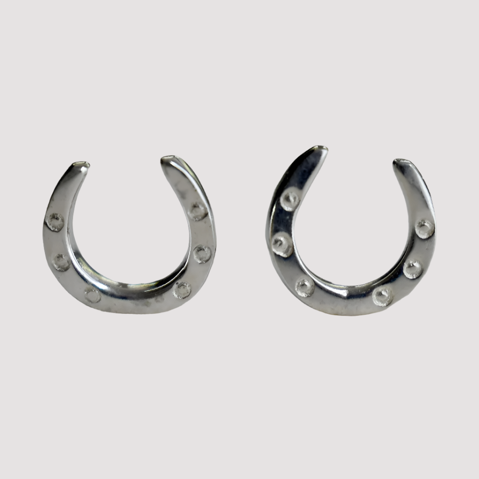 Mimi + Marge - Horseshoe Studs - Silver