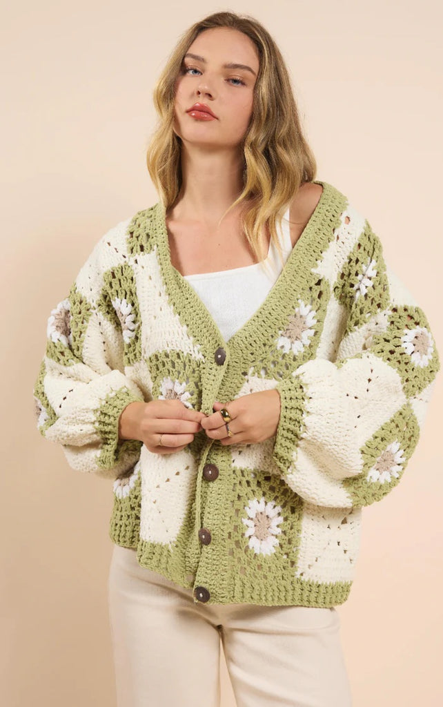 Sadie and Sage | Myriam Daisy Crotchet Cardigan