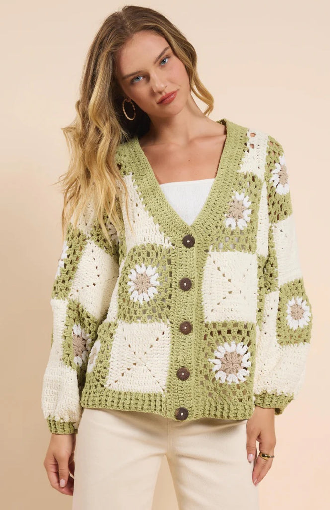 Sadie and Sage | Myriam Daisy Crotchet Cardigan