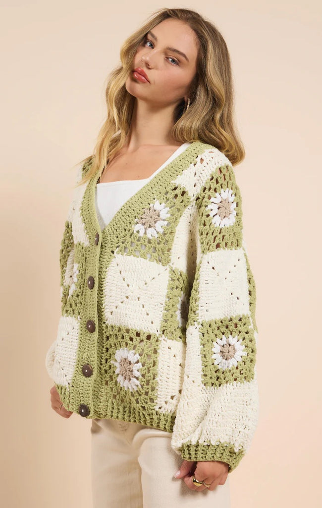 Sadie and Sage | Myriam Daisy Crotchet Cardigan