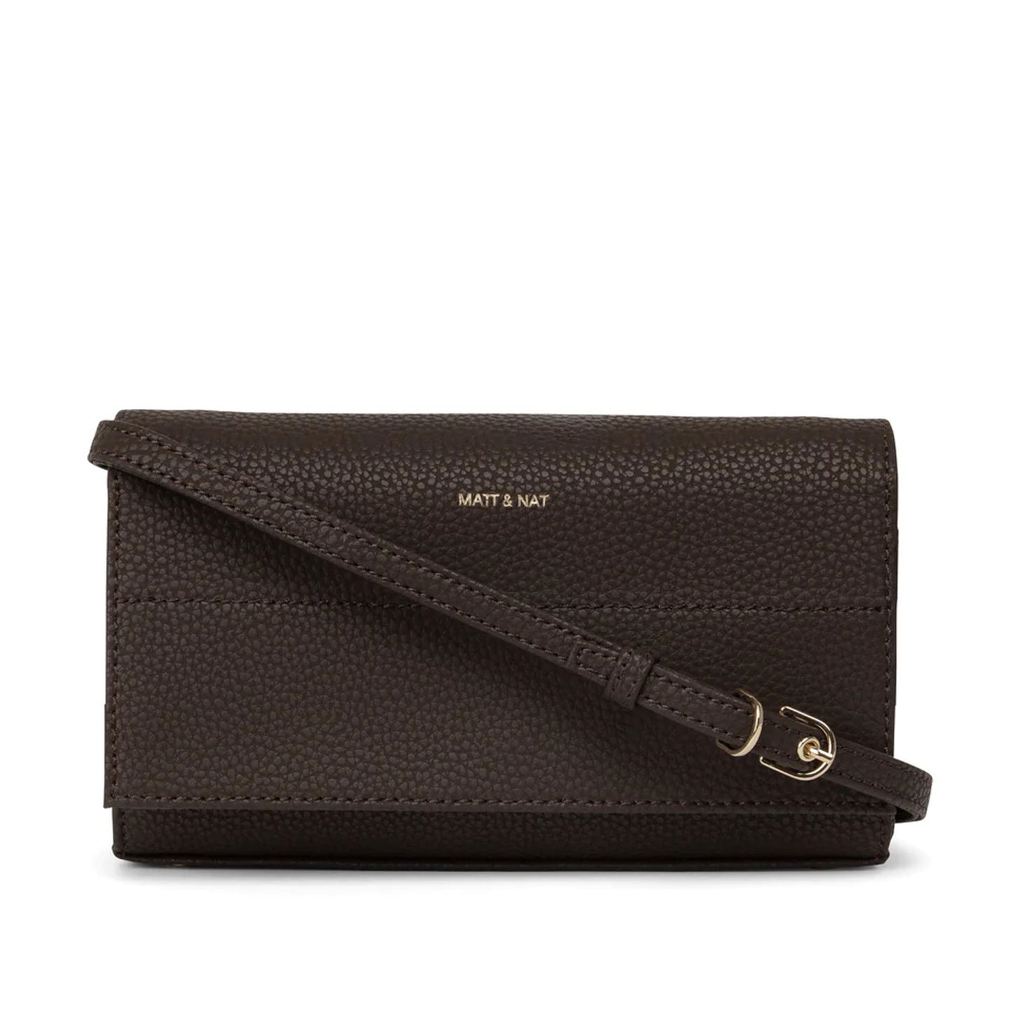 Matt and Nat Emi Crossbody Bag | Purity Truffle, Vegan Leather