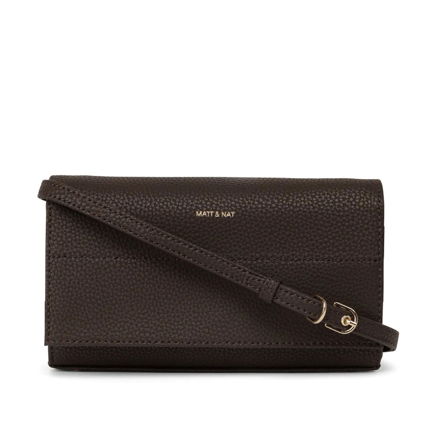 Matt and Nat Emi Crossbody Bag | Purity Truffle, Vegan Leather