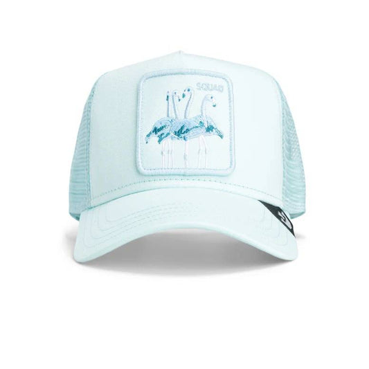Goorin Bros Trucker Hat Light Blue | Mirge Squad, Snapback