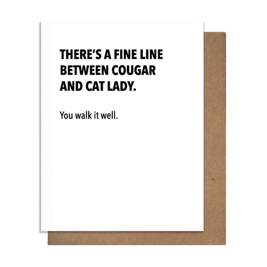 Pretty Alright Goods Birthday Card | Cougar, Designed in USA