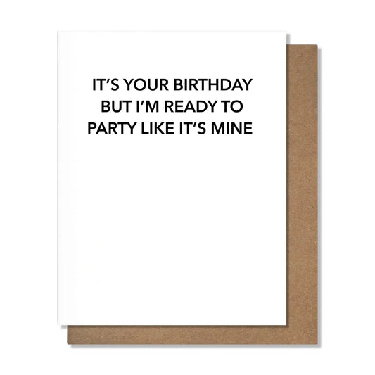 Pretty Alright Goods Birthday Card | Party Like It's Mine