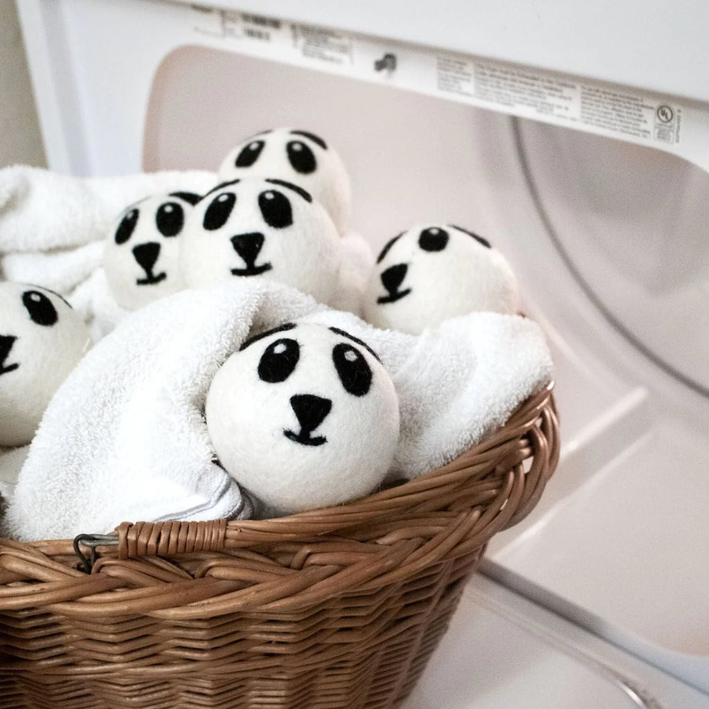 Friendsheep, Panda Pack | Eco Friendly Wool Dryer Balls