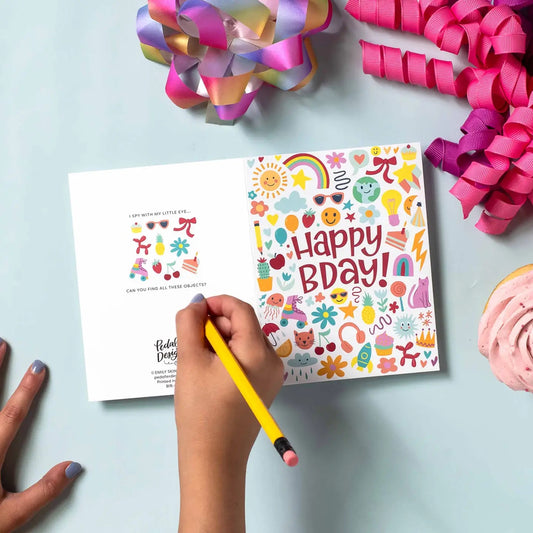 Birthday Card - Eye Spy