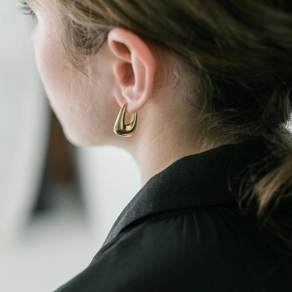  Lisbeth Jewelry Peli Earrings | Gold, Handmade
