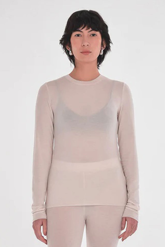 Paper Label - Briar Long Sleeve Top - Oatmeal