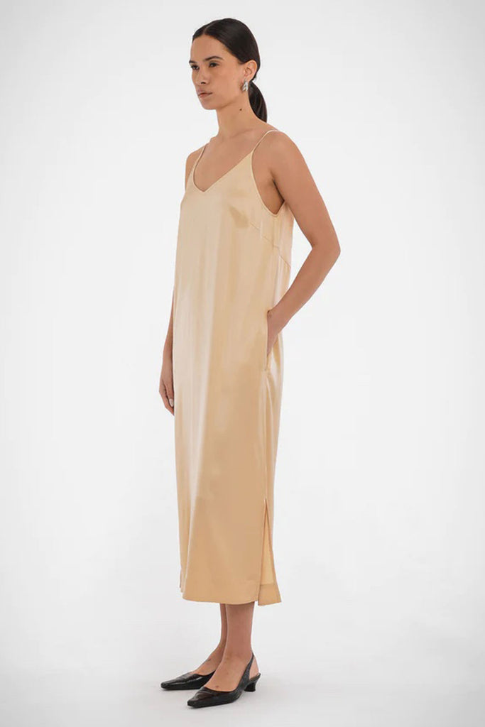 Paper Label Shay Slip Dress | Shifting Sand, Designed in Canada