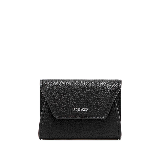 Pixie Mood Mavis Mini Wallet | Back Pebbled, Vegan Leather