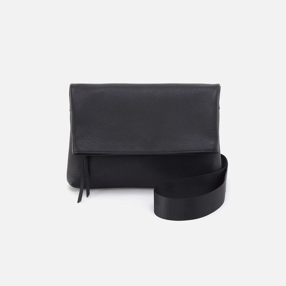 Hobo Bags Grant Crossbody Black | Pebbled Hide,  Black, Pebbled Hide