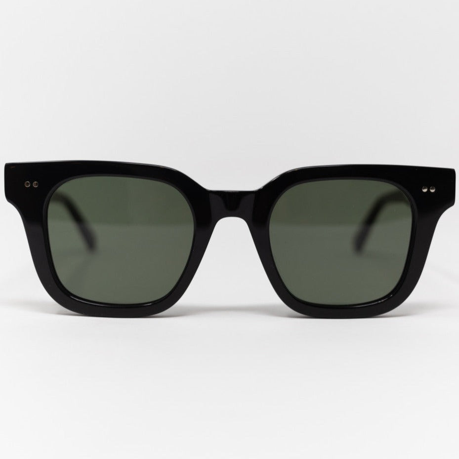 PRIV Grenada Casual Polarized Sunglasses, Black | Made in the USA
