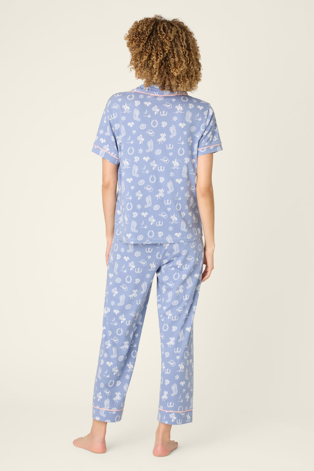 Whimsy Lone Star PJ Set - Blue Shadow