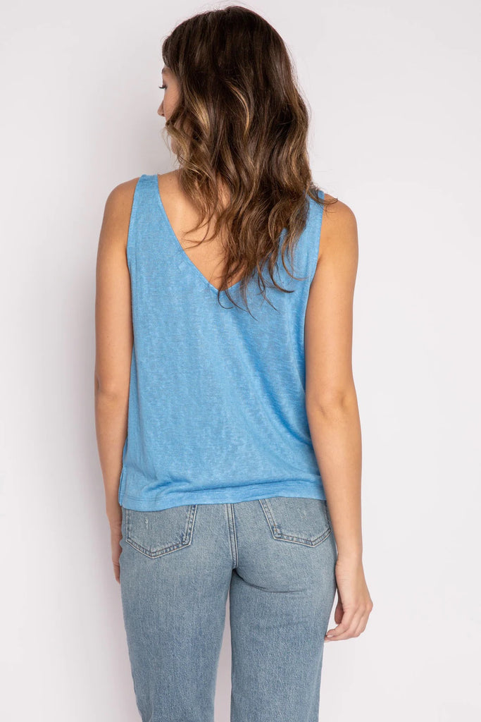 PJ Salvage Back to Basics Tank | Tranquil Blue, Designed in the USA