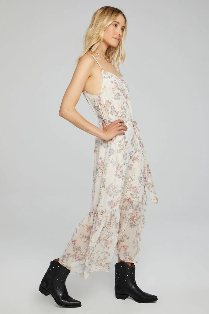 Saltwater Luxe Rossen Midi Dress, Vanilla | Designed in the USA
