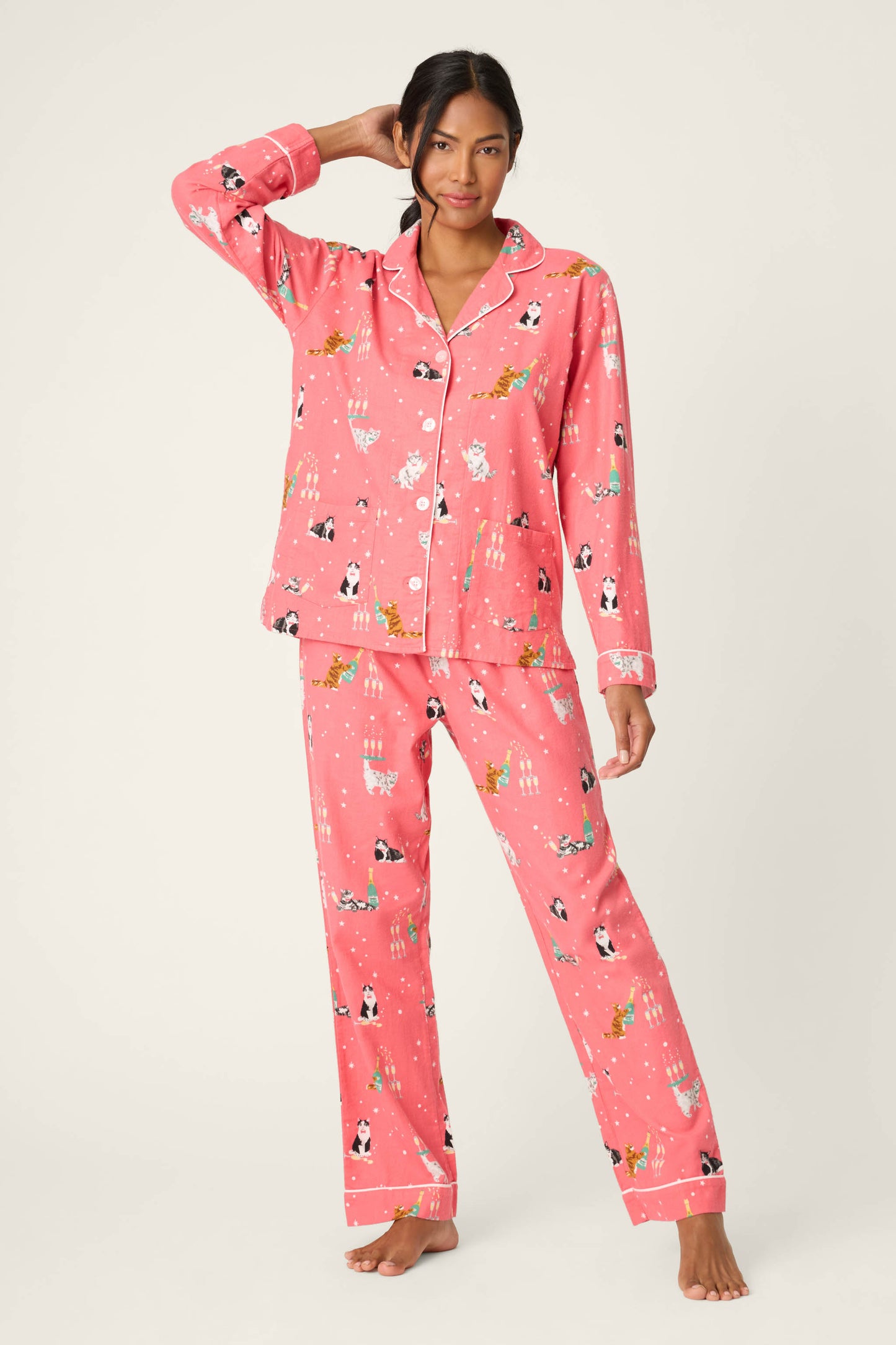 PJ Salvage Flannels PJ Set Let's Get Fizzical | Designed in the USA
