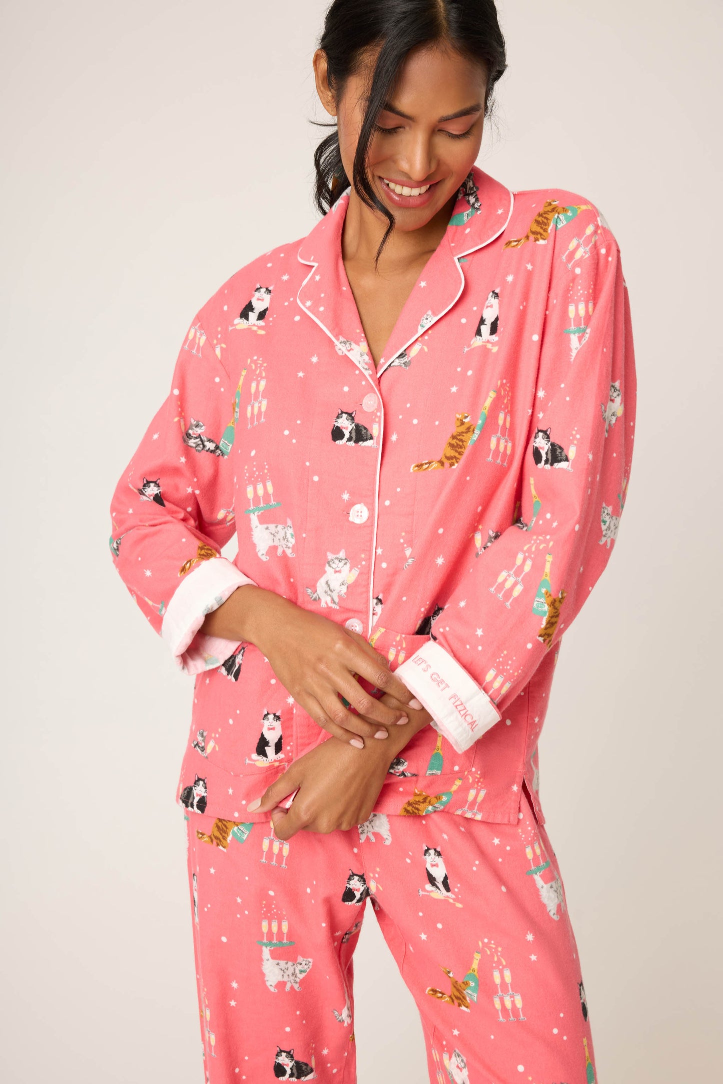 PJ Salvage Flannels PJ Set Let's Get Fizzical | Designed in the USA