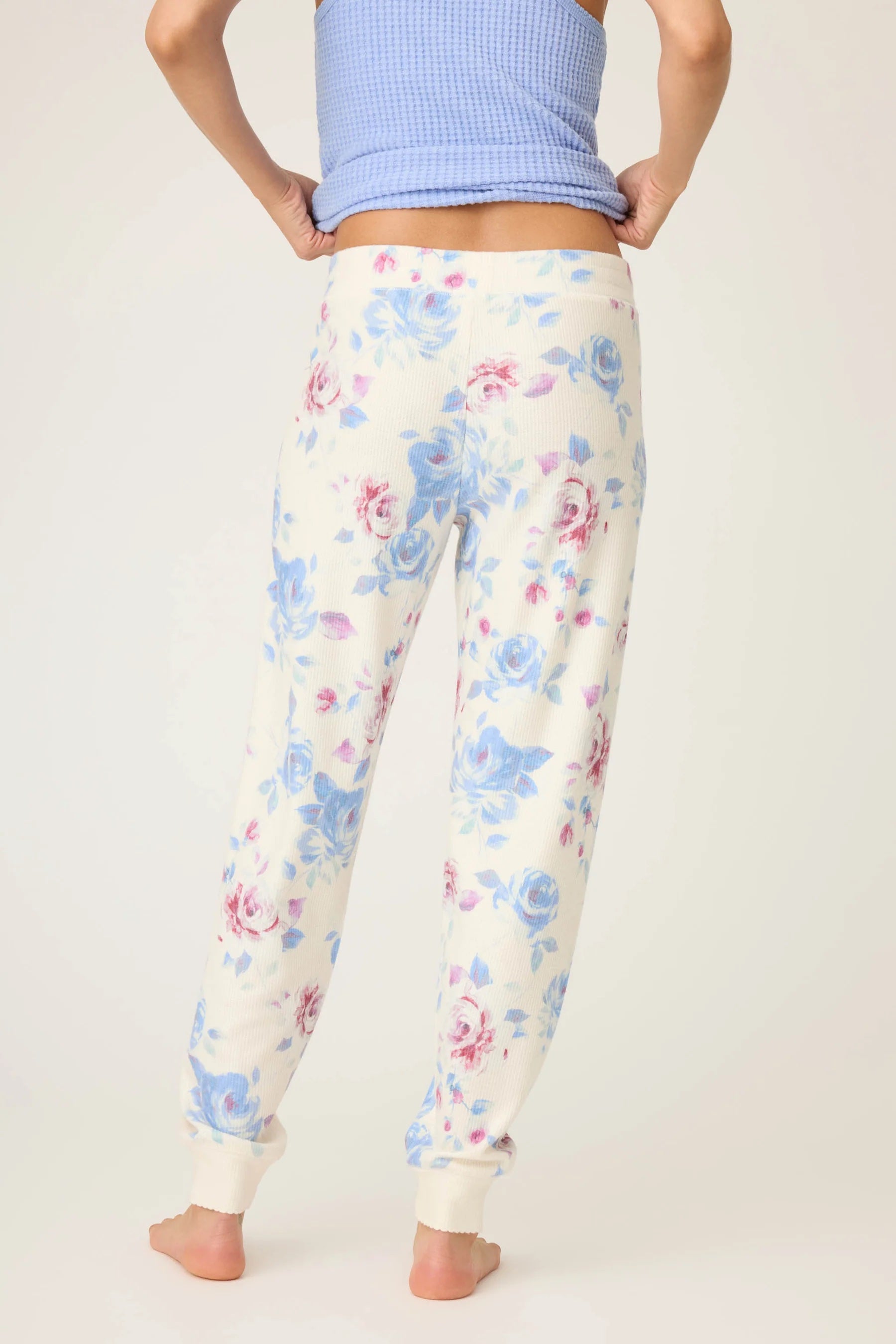 PJ Salvage Rodeo Rose Jammie Pant | Natural