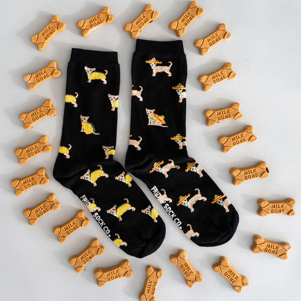 Friday Sock Co. Men's Mismatched Socks | Taco Dog