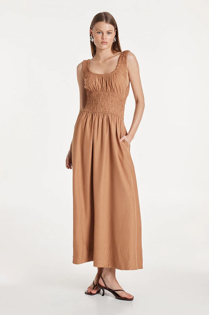 Madison the Label Rikki Maxi Dress | Rust, Designed in Australia