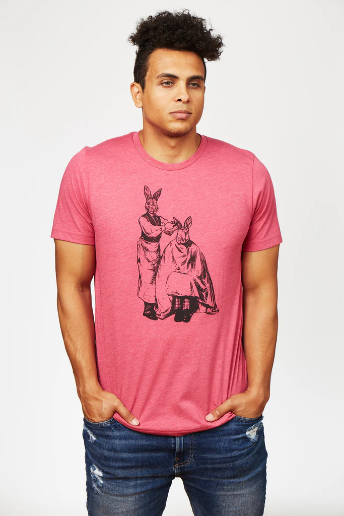 RV Screenprinting - Men's T-Shirt - Hare Cut