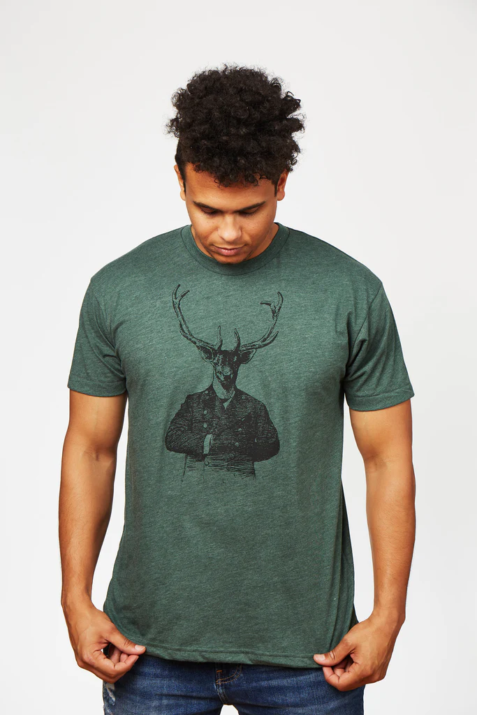 RV Screenprinting - Men's T-Shirt - Deerman