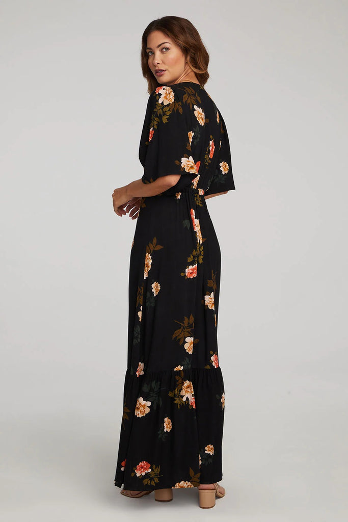 Saltwater Luxe Naya Maxi Dress | Black, Designed in the USA