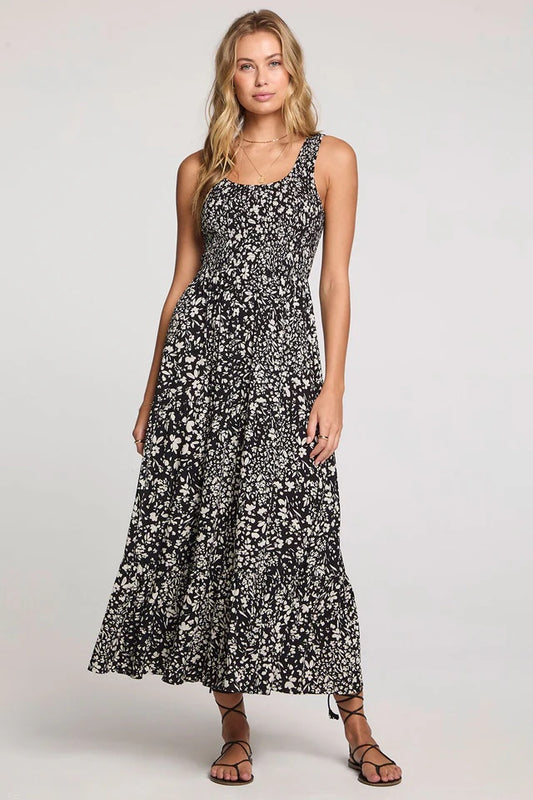 Saltwater Luxe Memphis Midi Dress | Black, Designed in the USA