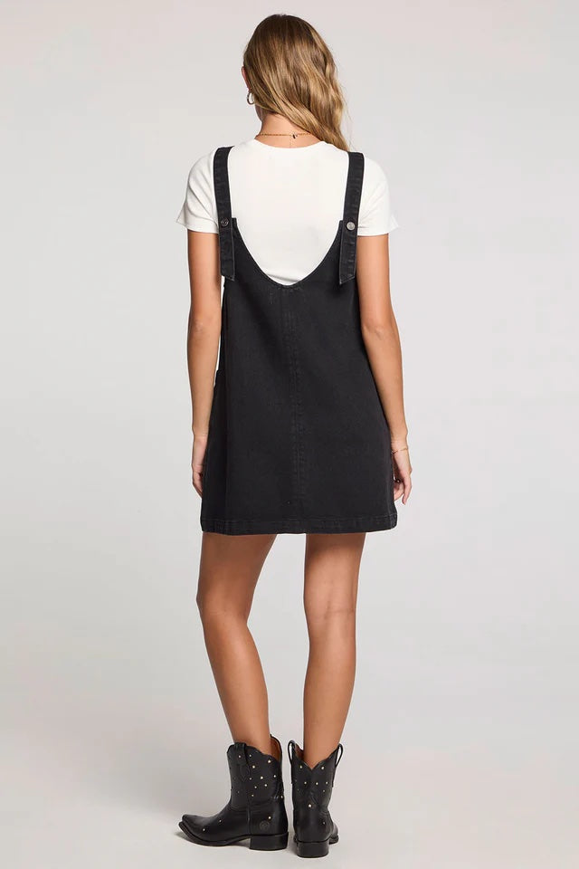 Saltwater Luxe Alayna Mini Dress | Washed Black