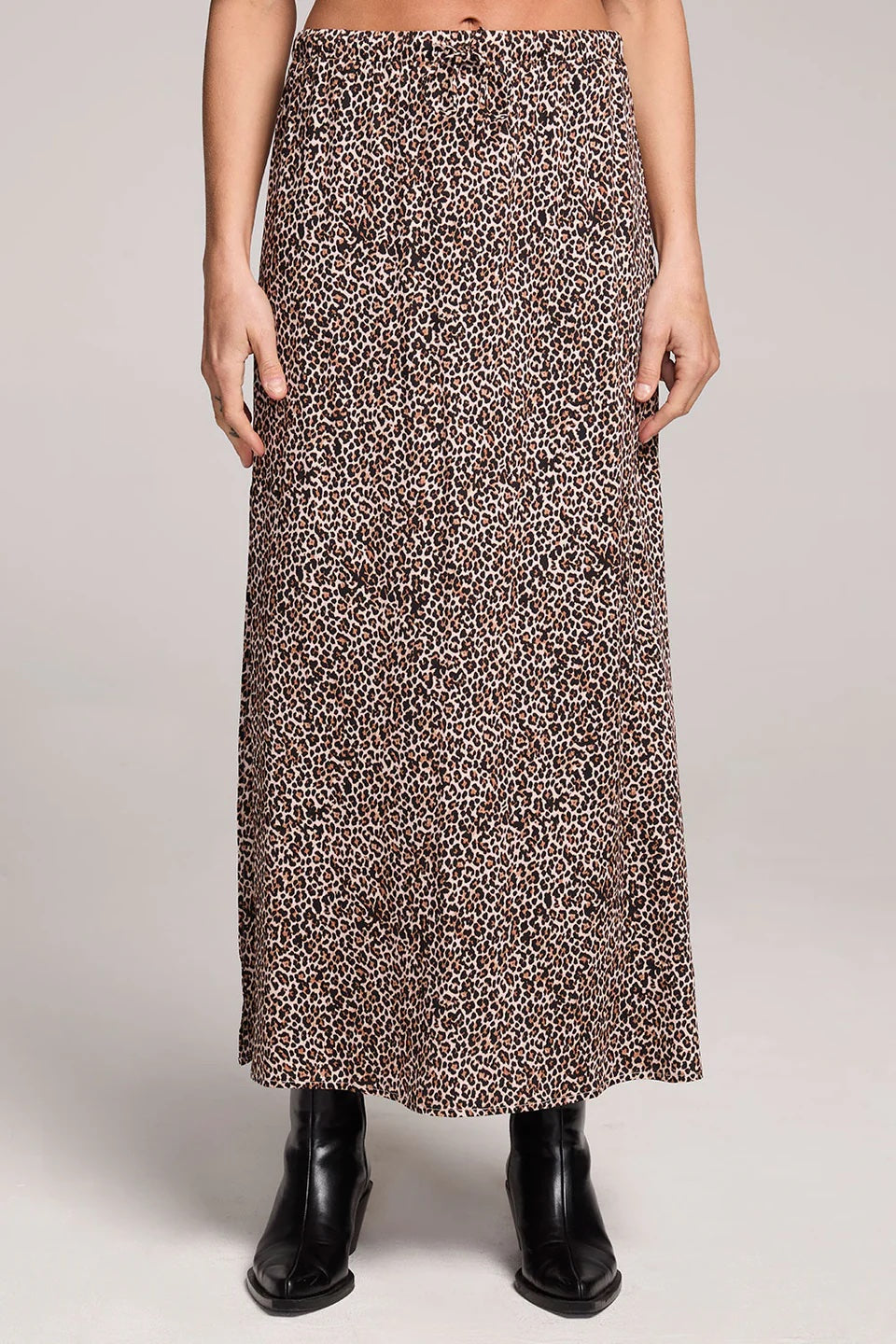 Saltwater Luxe Seraphyne Midi Skirt | Leopard, Designed in the USA