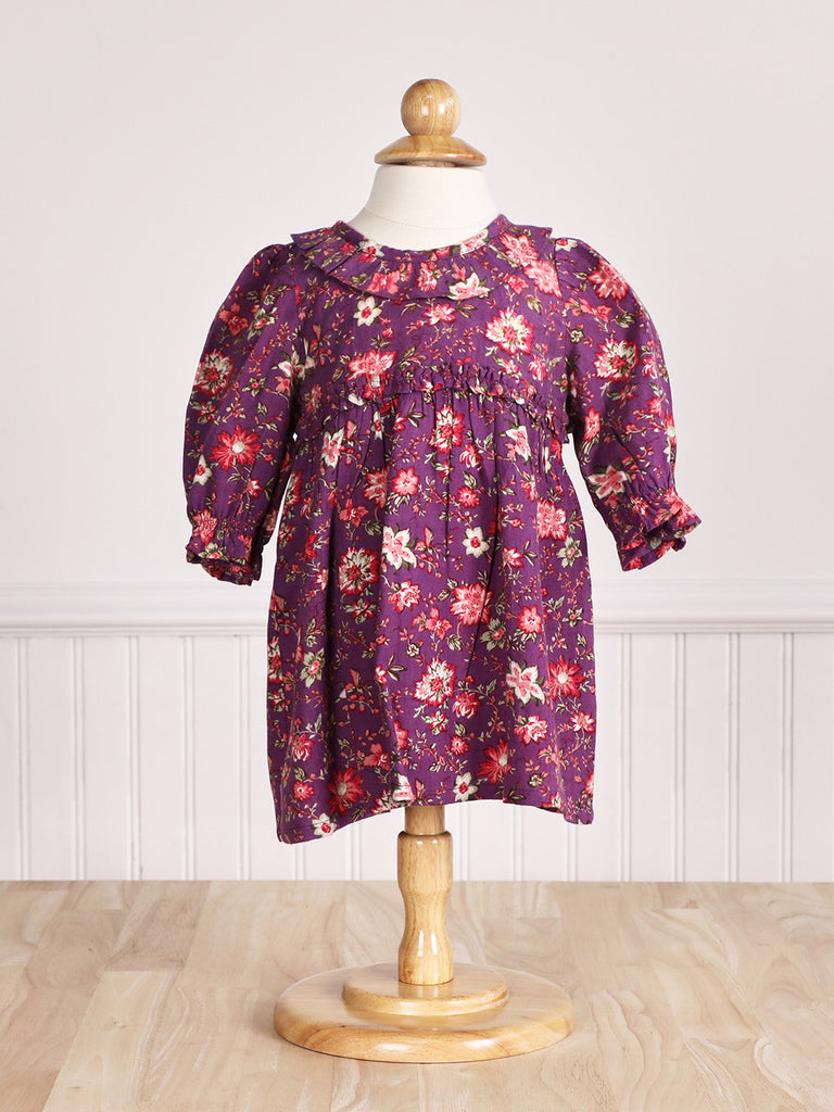 April Cornell Sarah Baby Dress | Purple, Designed in Canada