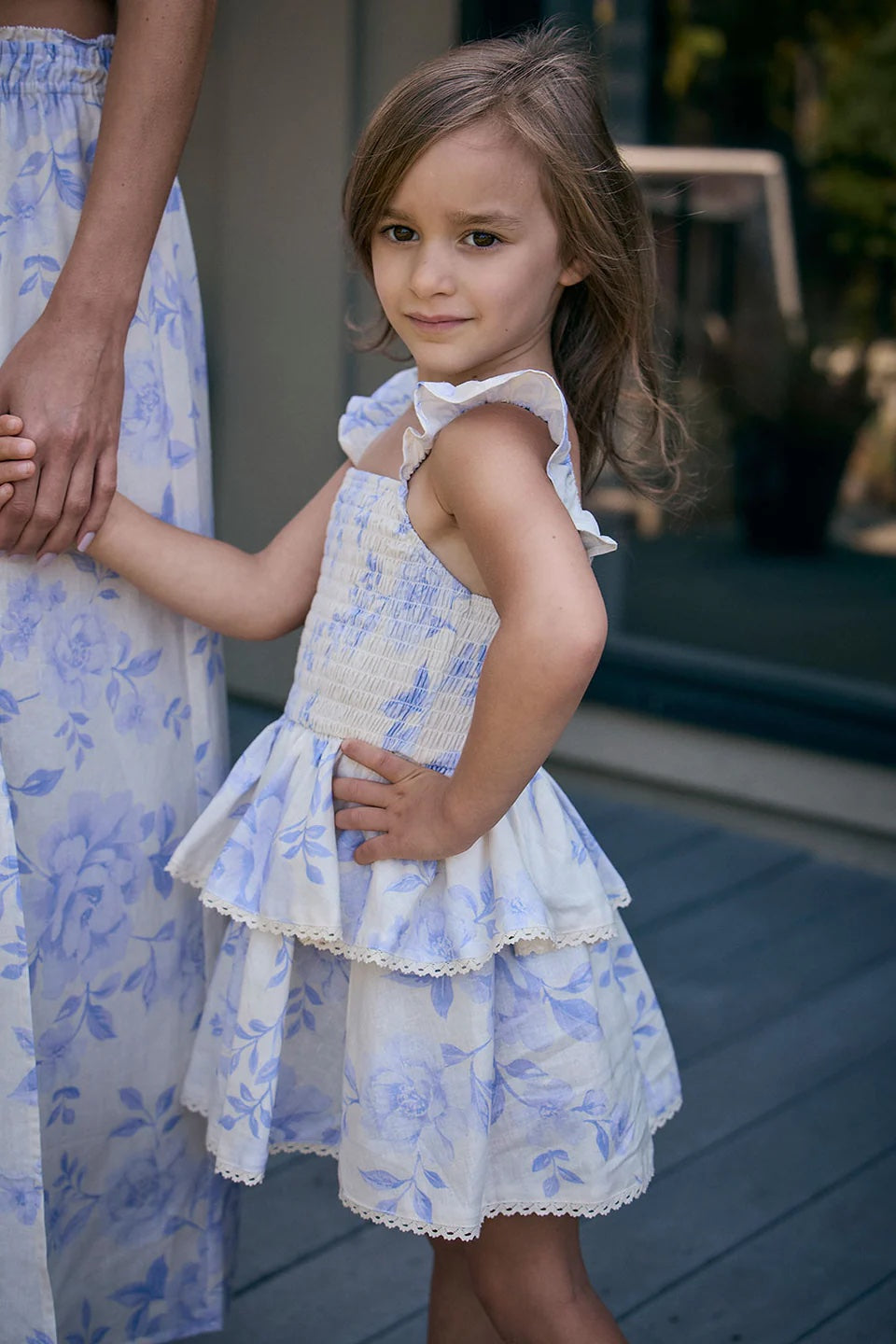 Saltwater Luxe - Raynbow Kids Dress - Bluebell
