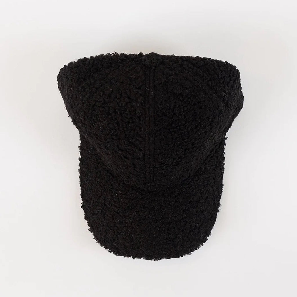 Lyla + Luxe Sherpa Baseball Hat | Black, Designed in Canada