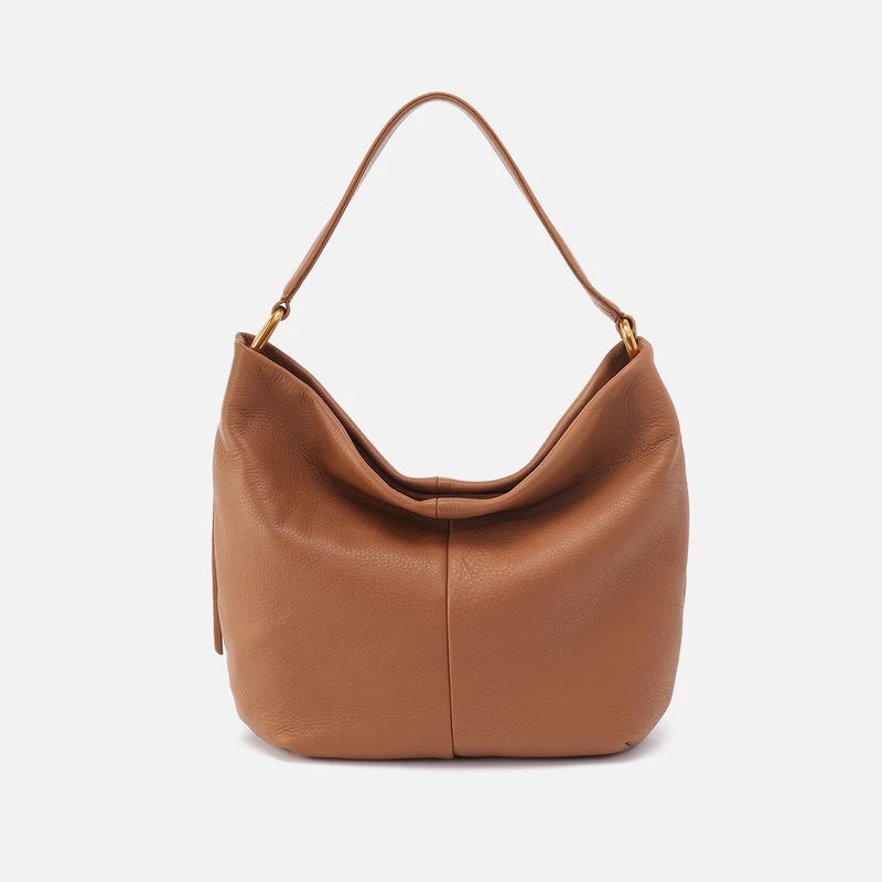 Hobo Bag Harley Warm Honey | Pebbled Hide, Leather, Handbag