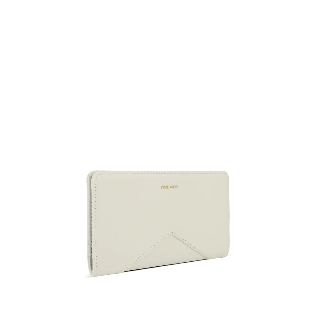 Pixie Mood Sophie Wallet, Coconut Cream | Vegan Leather