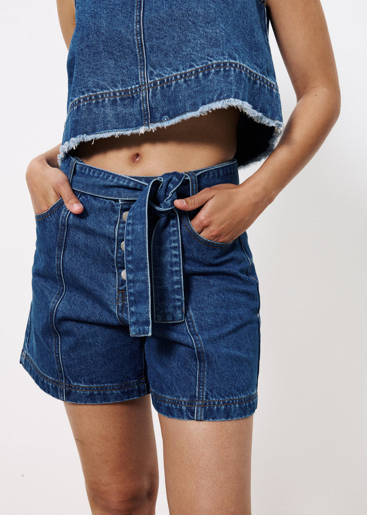 FRNCH Nema Shorts | Blue Jean, Designed in France