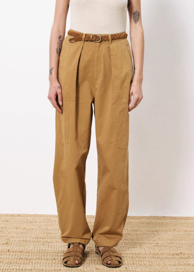 FRNCH Sedrine Pants | Camel, Designed in France