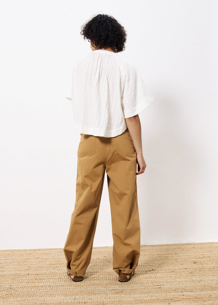 FRNCH Sedrine Pants | Camel, Designed in France