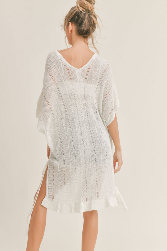 Sadie and Sage Honey Moon Tunic Top, White | Designed in USA