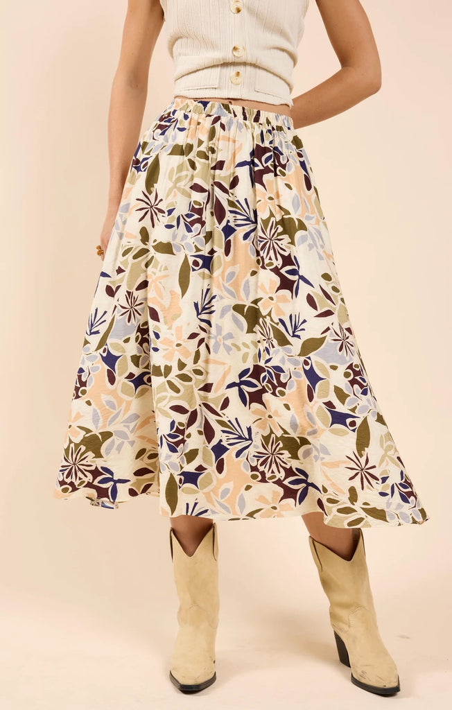 Sadie and Sage Open Road Midi Skirt | Designed in USA