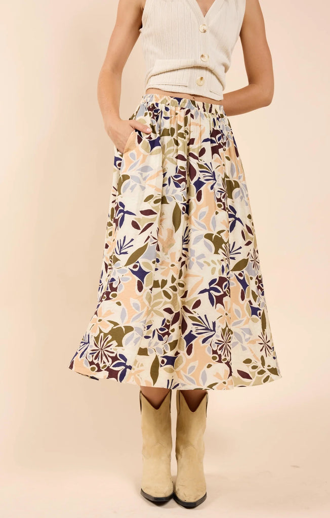 Sadie and Sage Open Road Midi Skirt | Designed in USA