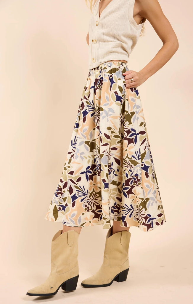 Sadie and Sage Open Road Midi Skirt | Designed in USA